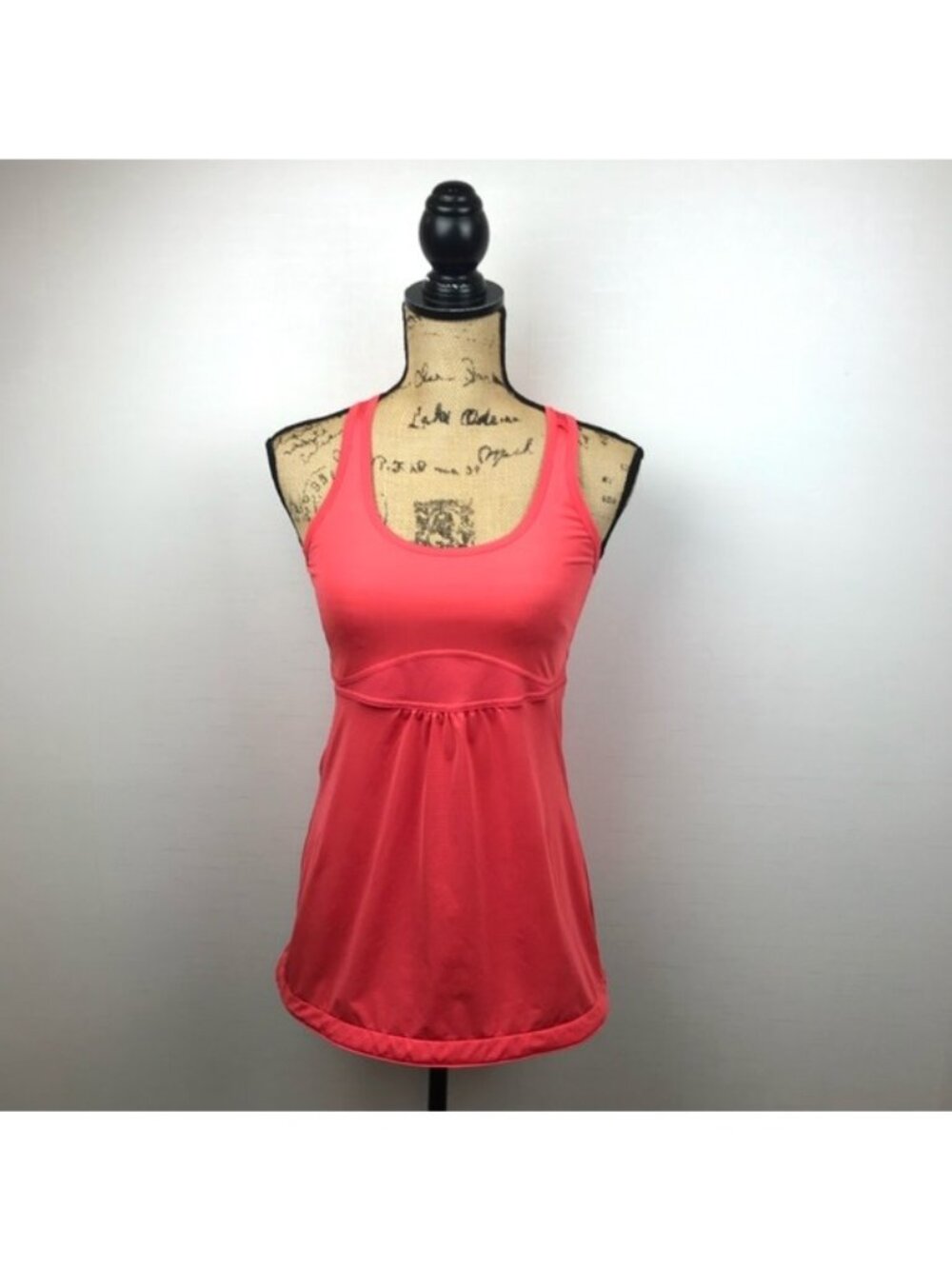 Lucy Racerback Sport Tank Coral Womens Small